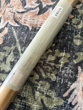 Gold peel and stick wall paper